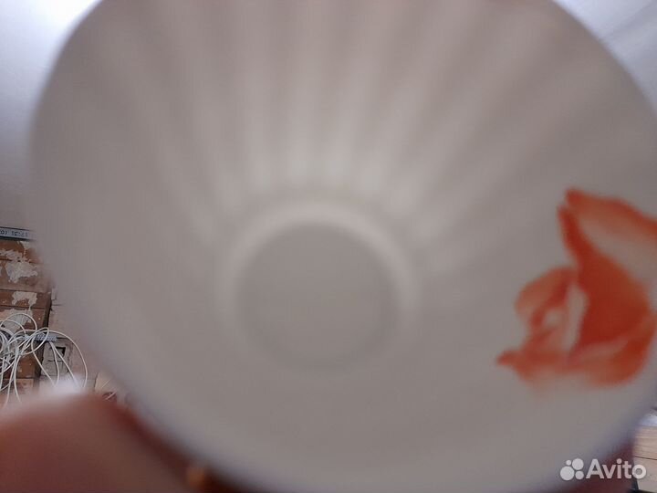 Набор из двух изящных чайных фарфоровых пар