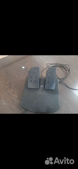 Игровой руль с педалями и коробкой передач