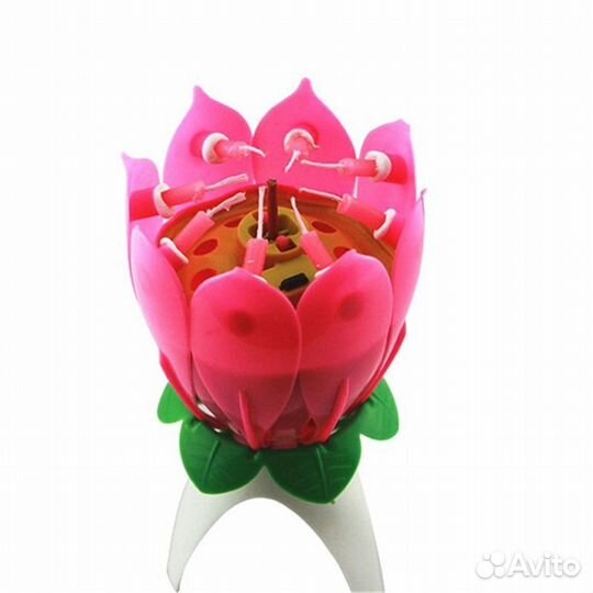 Музыкальный цветок (лотос, украшение на торт)