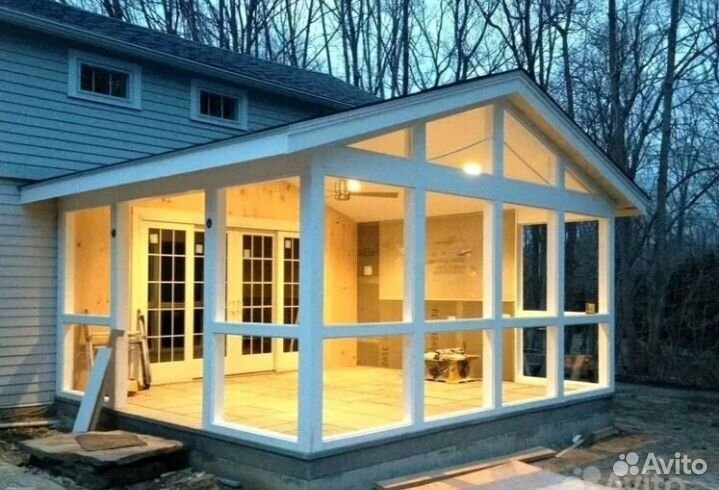 Строительство пристроек веранд террас