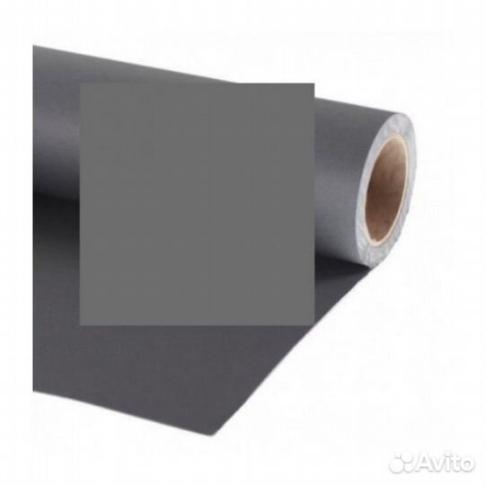 Raylab 031 Storm Grey Фон бумажный темно-серый 1,35 х 6 метров