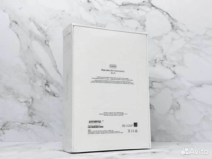 Новый iPad mini 6 (2021) WiFi 64 GB Starlight
