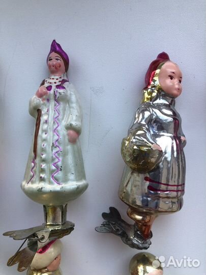 Елочные игрушки СССР на прищепке