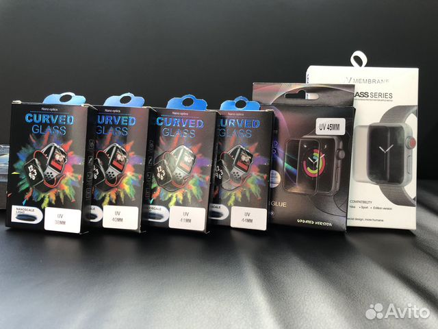 Защитное стекло Apple Watch 38/41/42/44