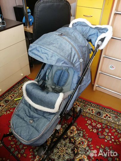 Санки коляска nika kids