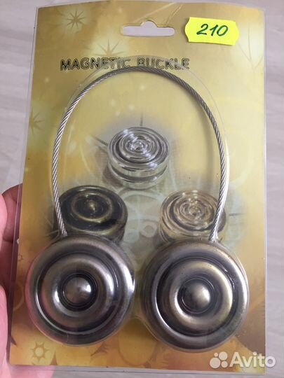 Магнитный подхват для штор