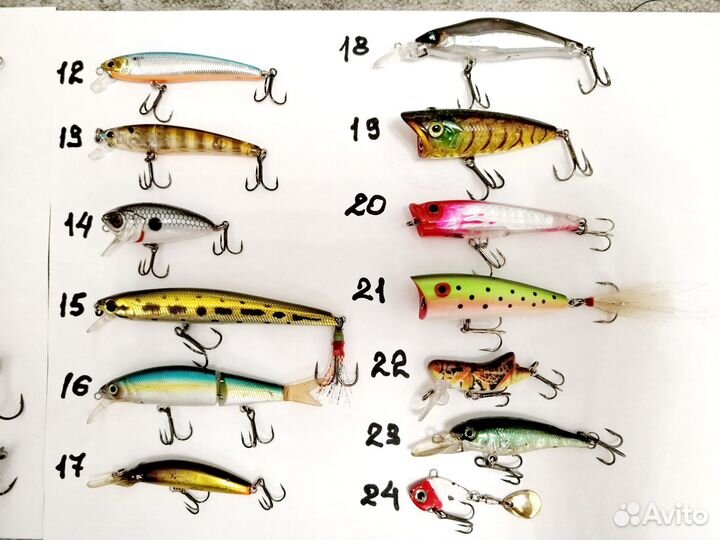 Воблеры Rapala Jackall Lucky Craft Tsuribito