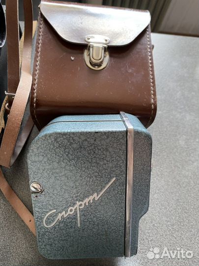 Фотоаппарат Сокол 2 в кожаном чехле СССР