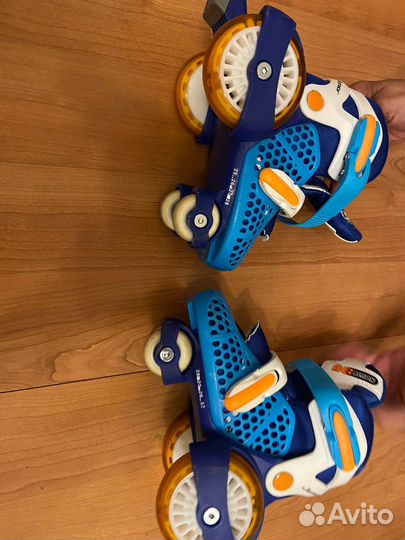 Роликовые коньки детские раздвижные