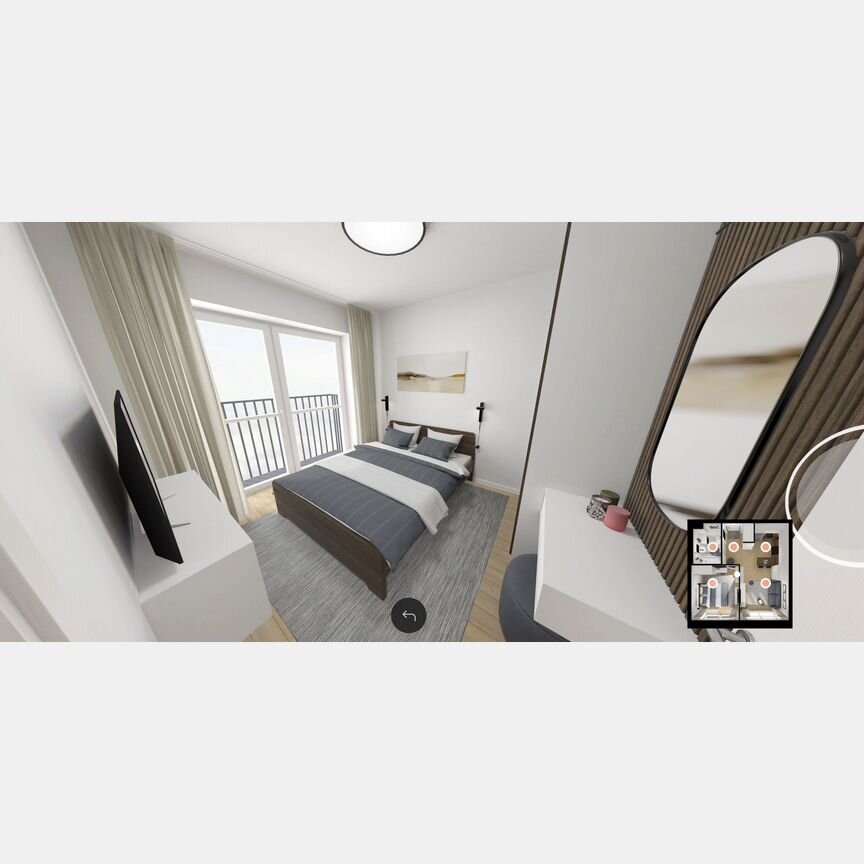 1-к. квартира, 34,3 м², 5/12 эт.