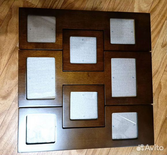 Фоторамка со стёклами на 8 фото