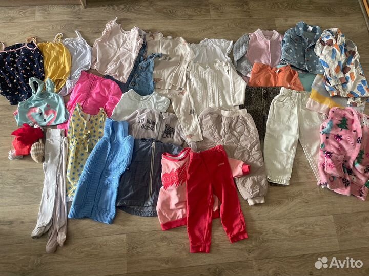 Вещи пакетом на девочку размер 86-98