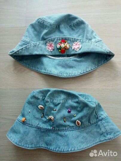 Панама джинсовая 48-50