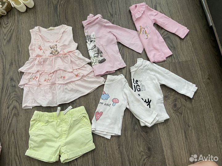 Пакет вещей на девочку 0-9 мес