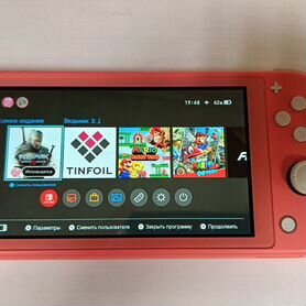 Nintendo switch lite с чипом