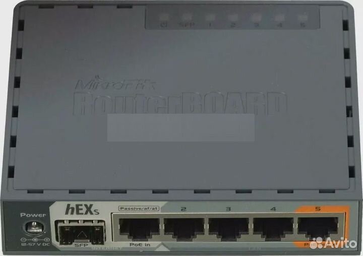 Маршрутизатор MikroTik hEX S RB760IGS