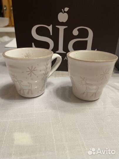 Кофейные чашки набор, керамика sia