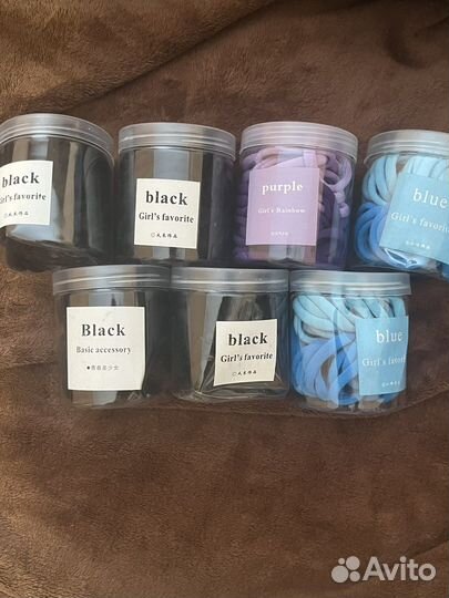 Резинки для волос новые разные