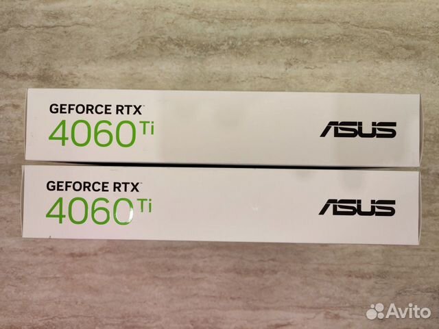 Видеокарта Asus RTX 4060 Ti Dual White OC, новые объявление продам