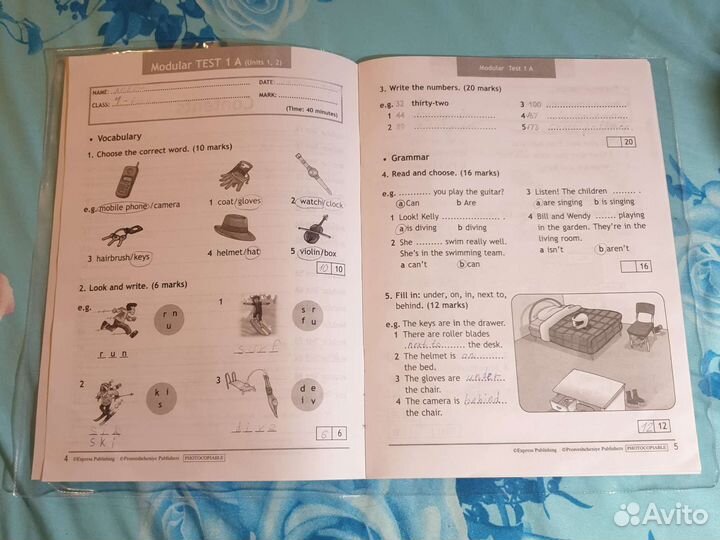 Тестовая тетрадь англ.яз. Spotlight test booklet 4