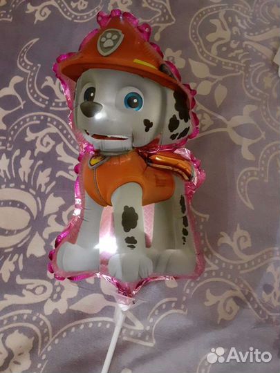 Шары на палочке фальгированные 5 штук