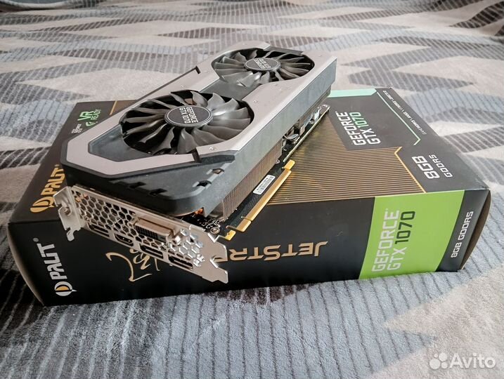 Видеокарта GTX 1070 8gb 256 bit JetStream