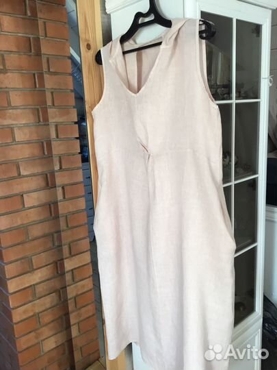 Платье бохо лен Италия