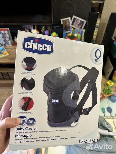 Рюкзак переноска кенгуру(слинг) Chicco