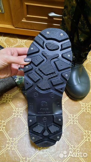 Сапоги для зимней рыбалки шипы