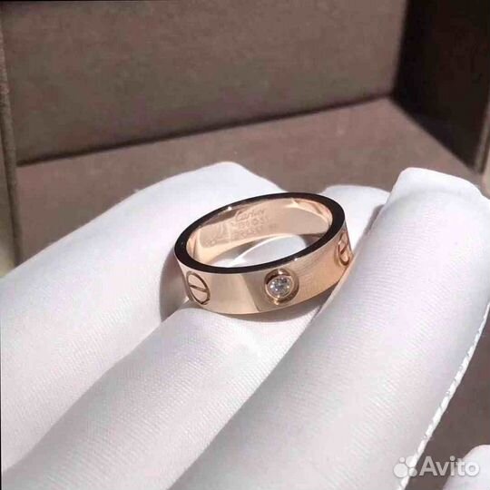 Обручальное кольцо Inspired Cartier Love 0,02ct