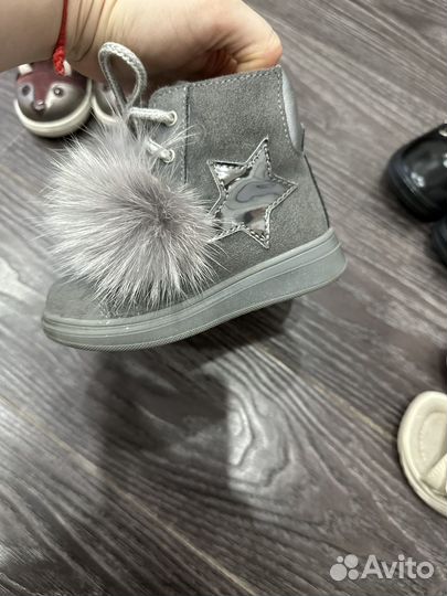 Ботинки демисезоные Котофей для девочки 21 22