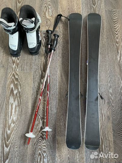 Горные лыжи детские 90 комплект