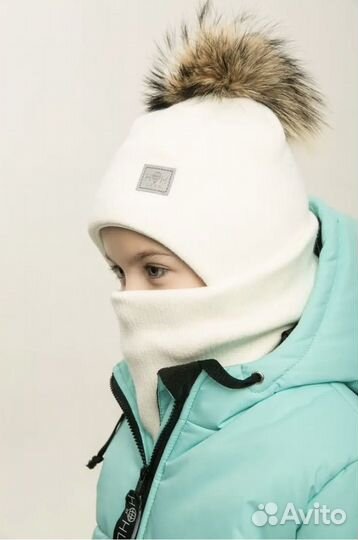 Шапка зимняя и снуд 50-54