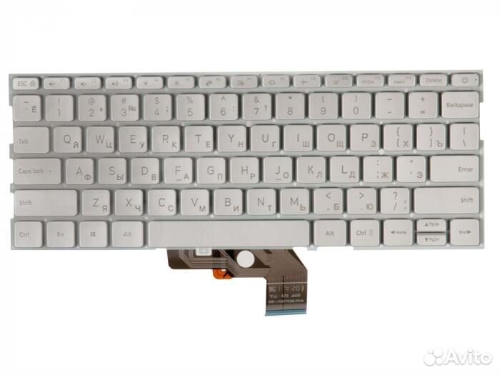 Клавиатура для ноутбука Xiaomi Mi Air 13.3 серебри