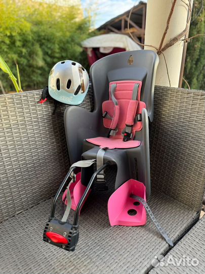 Детское велокресло заднее