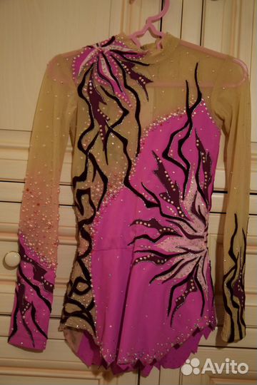 Купальник гимнастический, 128-134 см