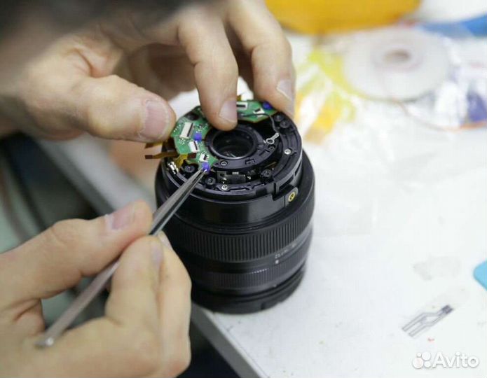 Ремонт фотоаппаратов, объективов, фотовспышек