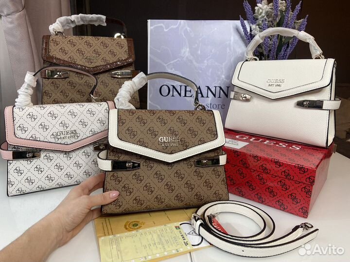Сумка Guess саквояж новая в расцветках
