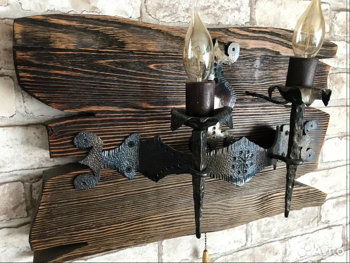 Бра ручной работы, ковка