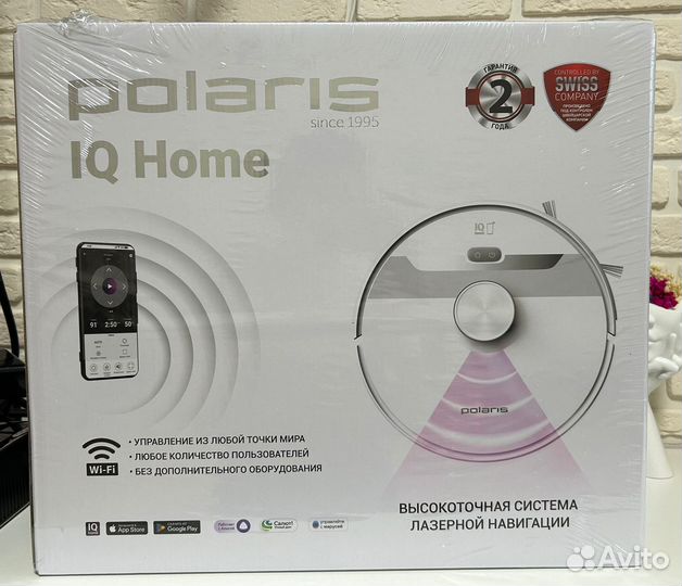 Робот-пылесос Polaris pvcr 6001 IQ Home Aqua