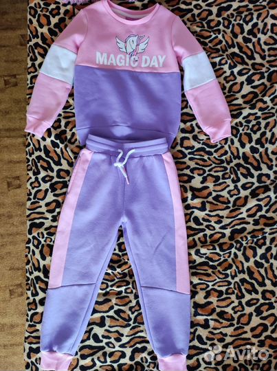 Костюм утепленный для девочки 104-110
