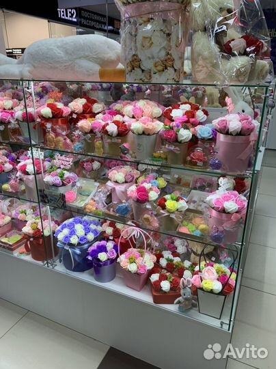 Букет цветов из мыла