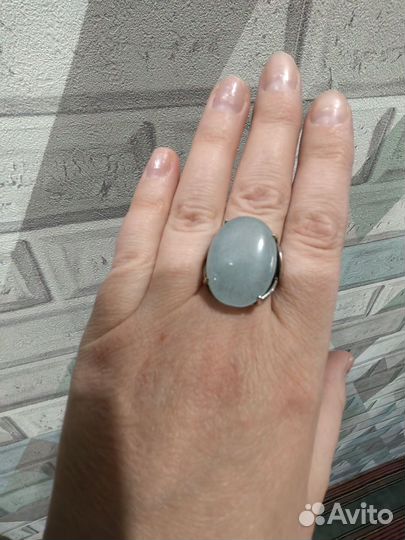 Комплект с аквамарином