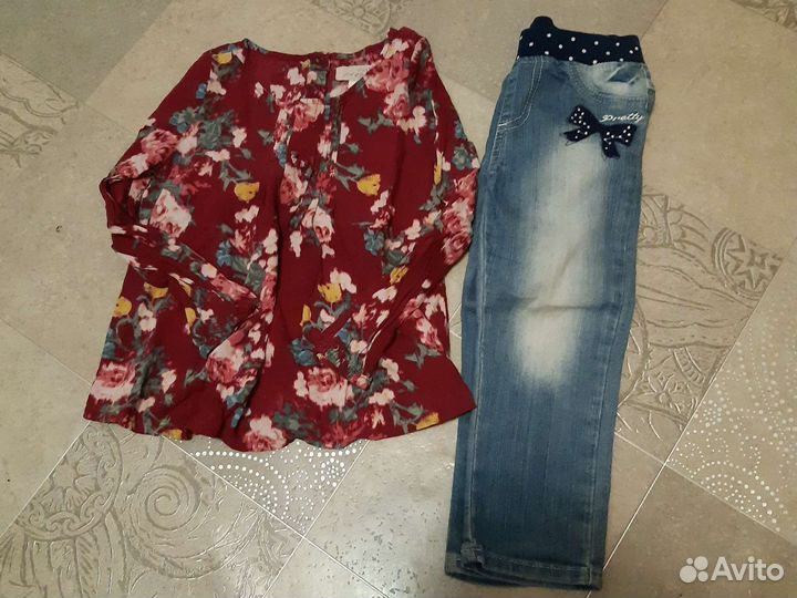 Вещи пакетом на девочку 3-4 года