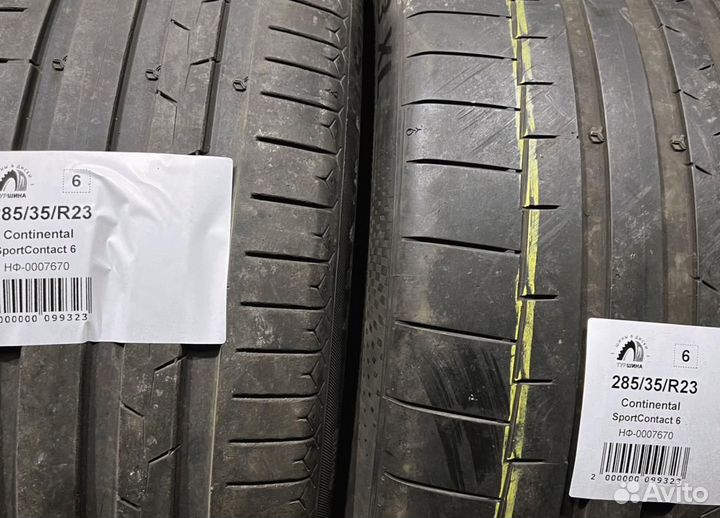 Continental SportContact 6 285/35 R23 94Y
