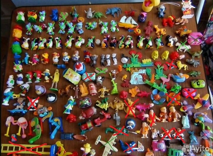 Фигурки из киндер-сюрприза 90-х годов