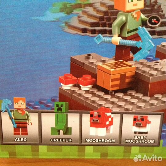 Майнкрафт 10619 Грибной Остров