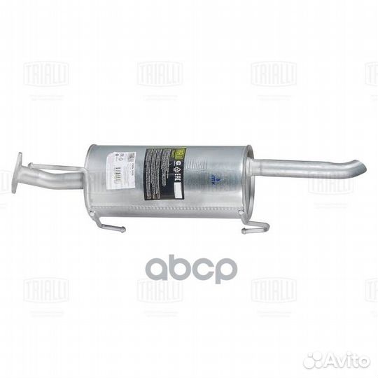 Глушитель Nissan Tiida (07) седан осн. (алюм