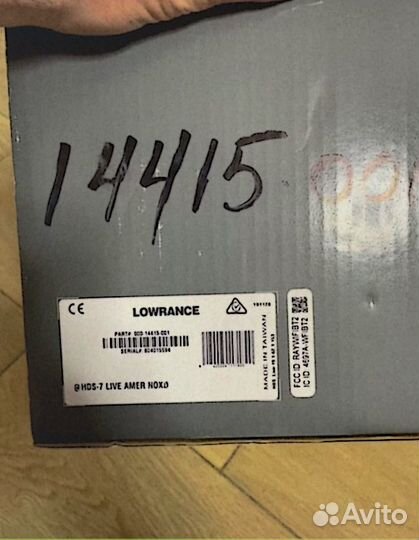Эхолот lowrance 7 hds 3в1 датчик. Новый