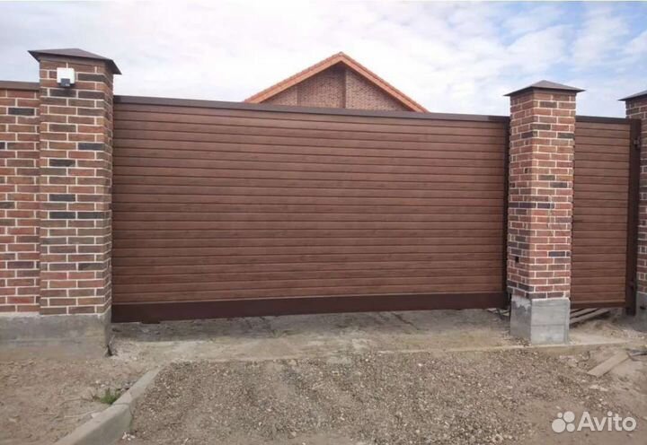 Откатные автоматические ворота